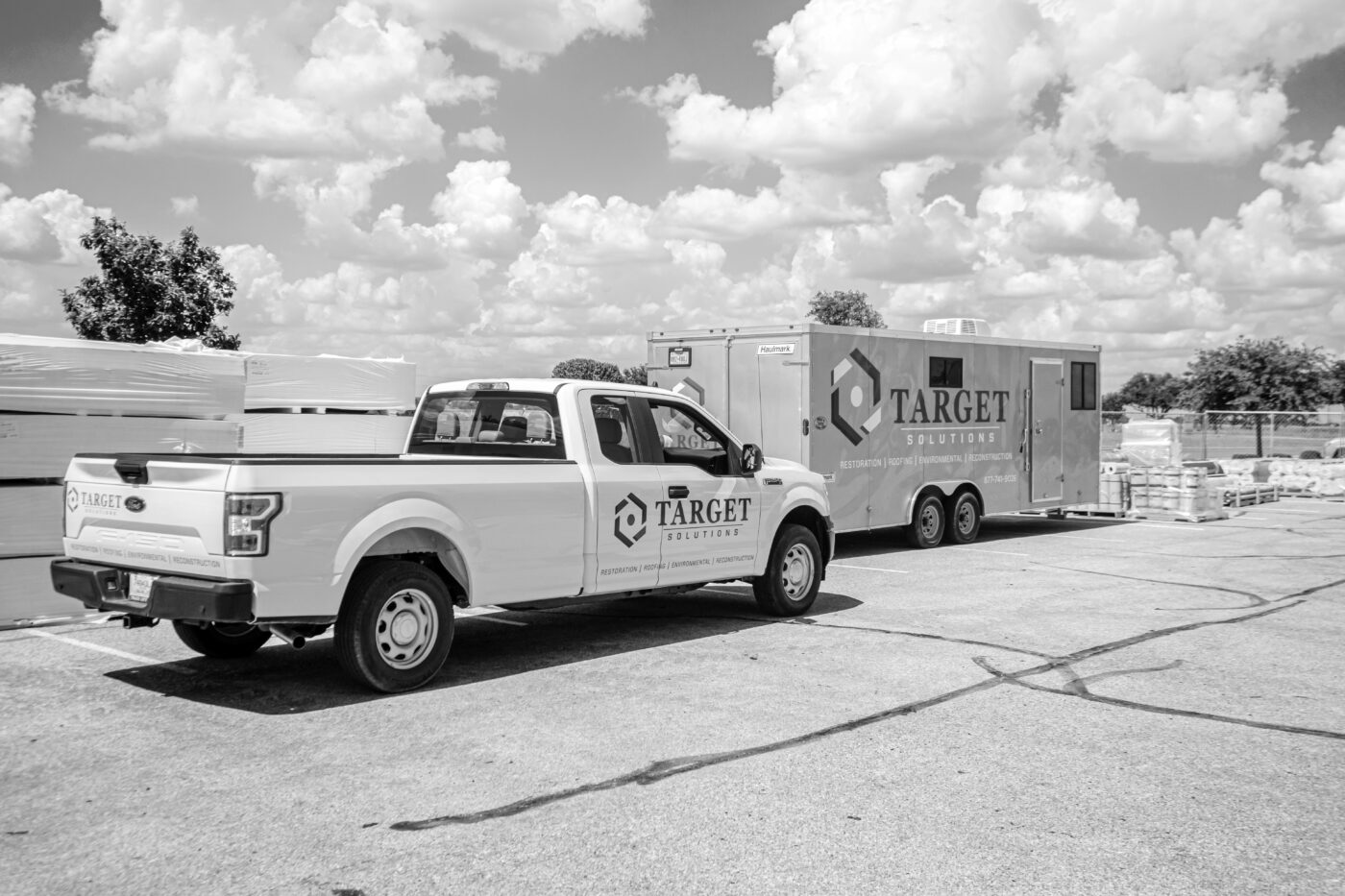Target Solutions Reconstruciton team outside of a project